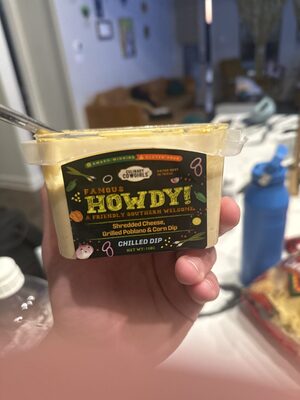Famous Howdy Shredded Cheese, Grilled Poblano And Corn Dip