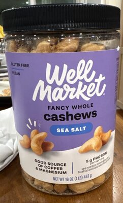 Fancy Whole Cashews (Sea Salt)