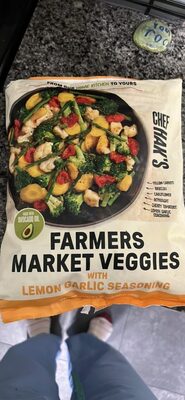 Farmers Market Veggies with Lemon Garlic Seasoning