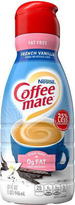 Fat free french vanilla coffee creamer