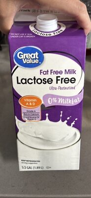 Fat Free Milk Lactose Free