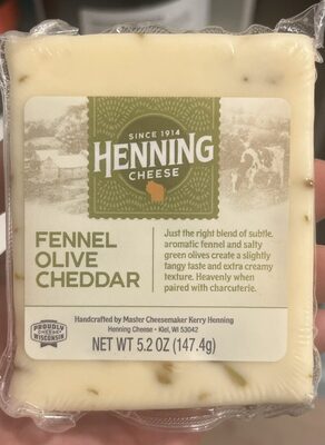 Fennel Olive Cheddar