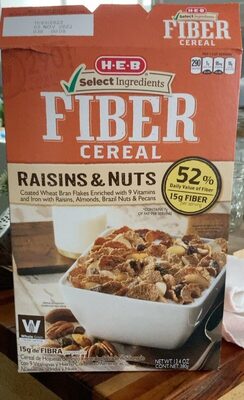 Fiber Cereal Raisins & Nuts