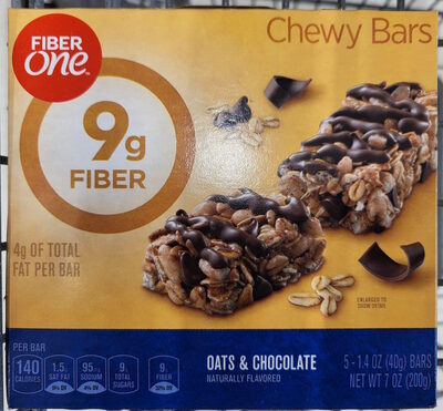 Fiber One Chewy Bars Oats & Chocolate