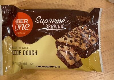 Fiber one cookie dough supreme brownie