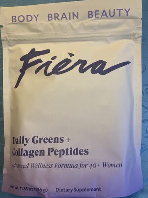 Fiera Strawberry Kiwi Daily Greens Blend