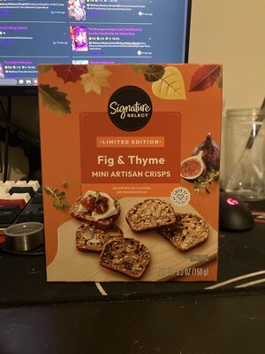 Fig & Thyme Mini Artisan Crisps