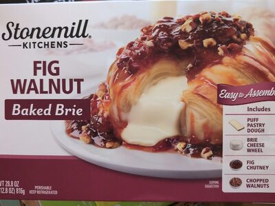 Fig Walnut Baked Brie