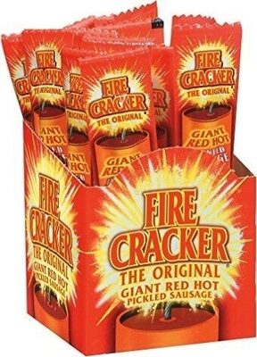 Firecracker' pickled sausages