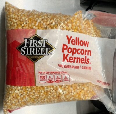 First street yellow popcorn kernels