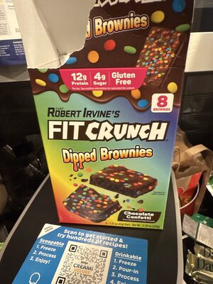 Fit Crunch Dipped Brownie