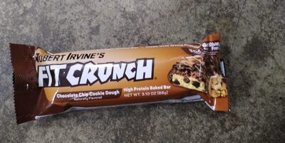 Fit Crunch, Whey Protein Baked Bar, Chocolate Chip Cookie Dough