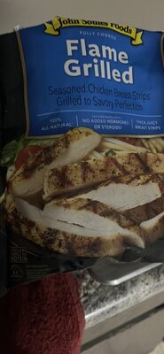 Flame Grilled Seasoned Chicken Breast Strips