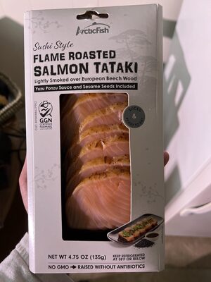 Flame Roasted Salmon Tataki
