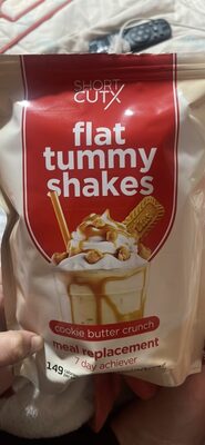 flat tummy shakes cookie butter crunch meal replacement