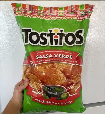 Flavored corn tortilla chips