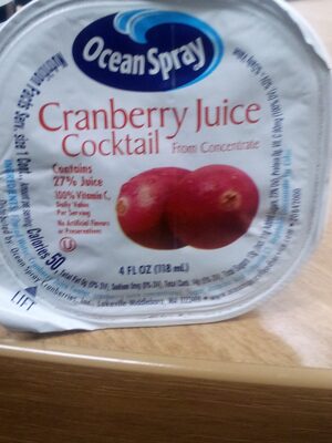 Flavored Cranberry Juice Drink