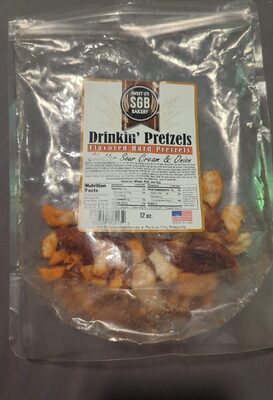 Flavored Hard Pretzels Cheddar Sour Cream & Onion