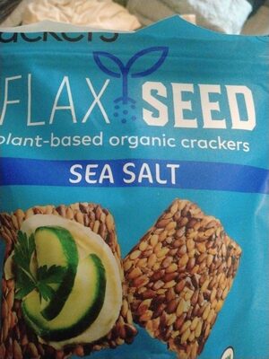 Flax Seed plant-based organic crackers