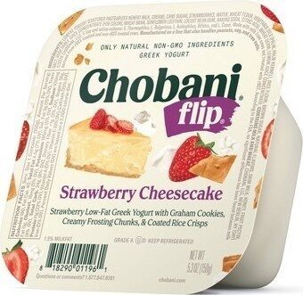 Flip strawberry cheesecake low fat greek yogurt