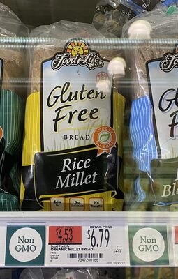 Food for life, rice millet bread