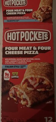 FOUR MEAT & FOUR CHEESE PIZZA