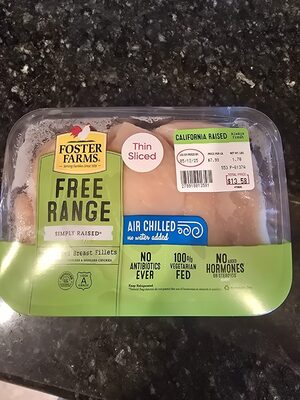 Free Range Thin-Sliced Breast Fillets