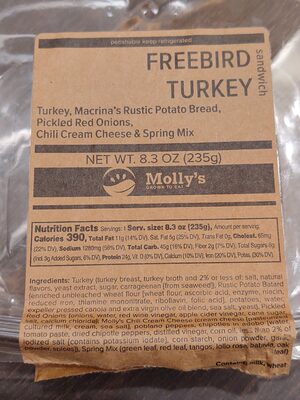 Freebird Turkey Sandwich
