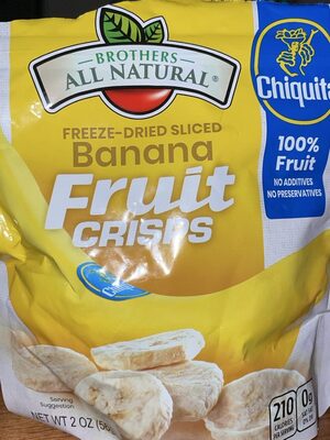 Freeze Dried Banana Fruit Crisps