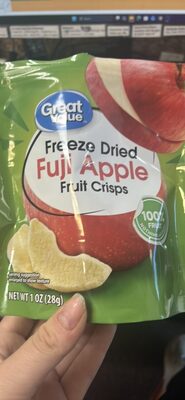 Freeze Dried Fuji Apple Fruit Crisps