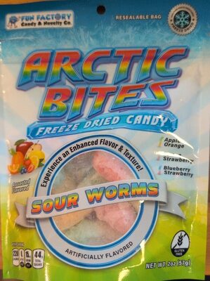 Freeze Dried Sour Worms