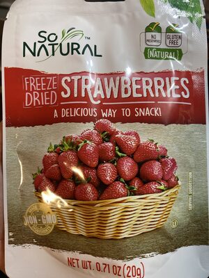 Freeze dried strawberries