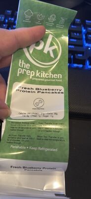 Fresh Blueberry Protein Pancakes