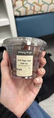 Fresh Grapes Small Snack Cup