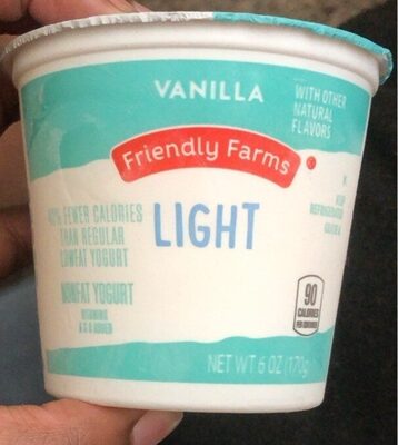 Friendly Farms Light Vanilla Yogurt