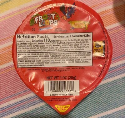 Froot Loops Cereal Reduced Sugar