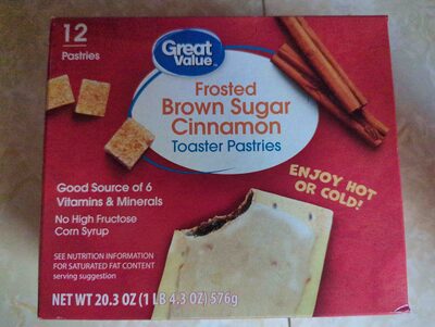 Frosted Brown Sugar Cinnamon Toaster Pastries