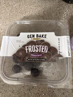 Frosted Chocolate Donut Bites