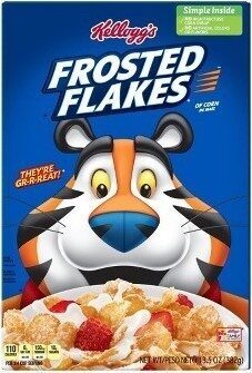 Frosted flakes of corn cereal