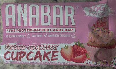 Frosted Strawberry Cupcake Protein Bar