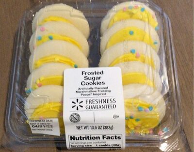 Frosted sugar cookies