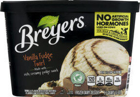 Frozen Dairy Dessert, Vanilla Fudge Twirl