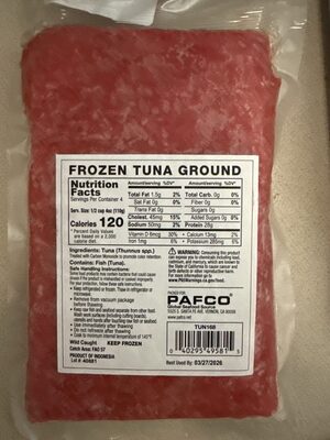 Frozen Ground Tuna