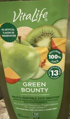 Fruit And Vegetable Juice Smoothie