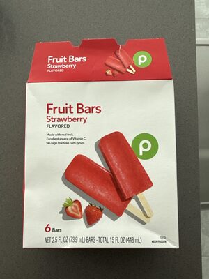 Fruit Bars Strawberry Flavored