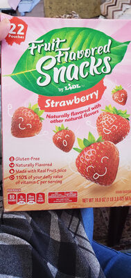 fruit flavored snacks