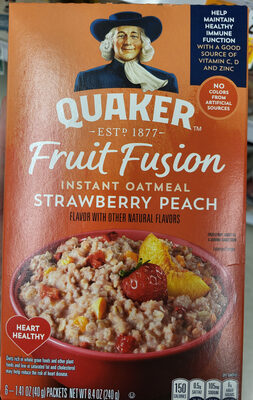 Fruit Fusion Strawberry Peach Oatmeal
