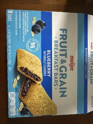 Fruit & Grain Breakfast Bars Blueberry