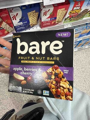 Fruit & Nut Bars Apple, Berries & Cherry