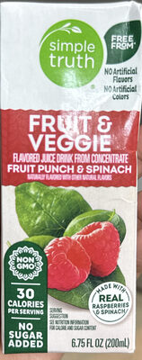 Fruit Punch & Spinach